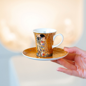 Чашка для эспрессо с блюдцем "Поцелуй" 100 мл