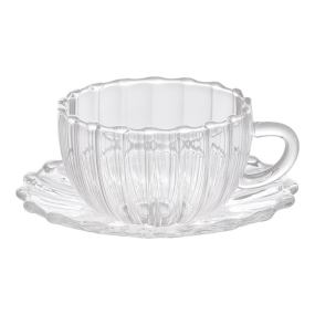 Набор чашек чайных с блюдцами Tierre, Tazze у Mug 390 мл, 4 предмета