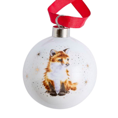 Елочный шар Wrendale Designs Christmas "Baby's First Xmas 2026" 7 см