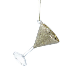 Игрушка на елку "Бокал для мартини" 11 см