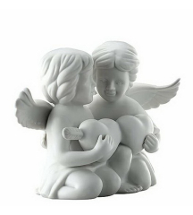 Фигурка "Два ангела с сердцем" 14,5 см