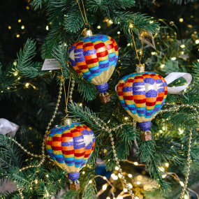 Игрушка на елку "Воздушный шар" 9 см, в ассортименте