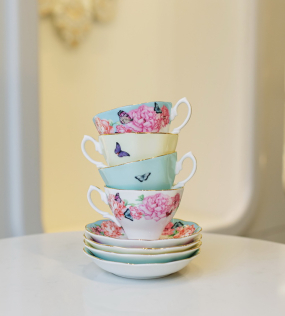 Набор чашек чайных с блюдцами Miranda Kerr, 8 предметов