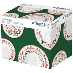 Набор посуды на 6 персон Winter Folk, 18 предметов