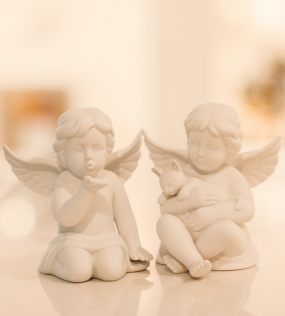 Фигурка "Ангел с котенком" 10,5 см