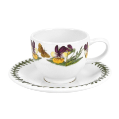 Чашка для эспрессо с блюдцем "Фиалка трехцветная" 100 мл