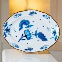 Блюдо овальное "Море" Fabula 34 см