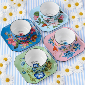 Набор чашек чайных с блюдцами Fête Vos Jeux by Christian Lacroix 264 мл, 8 предметов