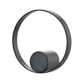 Полотенцедержатель круглый Zone Hoooked on rings 332026, 7,6 см, черный