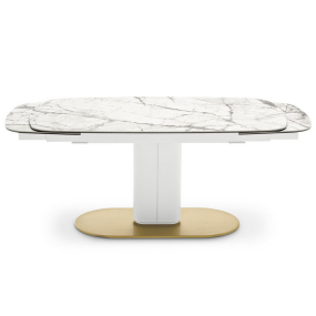 Стол Calligaris Cameo 165(241)х100 CS4124, Silk White Marble