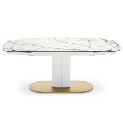Стол Calligaris Cameo 165(241)х100 CS4124, Silk White Marble