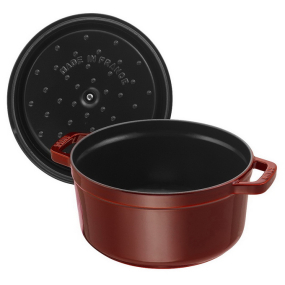 Кокот круглый La Cocotte 20 см / 2,2 л, гранатовый