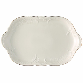 Блюдо сервировочное овальное Sanssouci Ivory Gold 38 см
