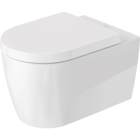 Унитаз подвесной Duravit ME by Starck, WonderGliss, 45290900A11, безободковый, с сиденьем