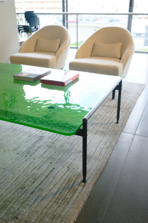 Стол журнальный Cassina Esosoft 186x120, Green