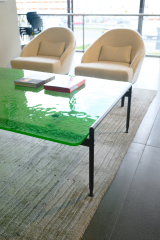 Стол журнальный Cassina Esosoft 186x120, Green