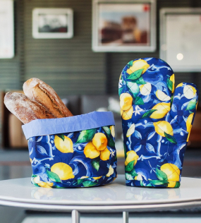 Корзинка для хлеба Textile Citrus 18х16,5 см