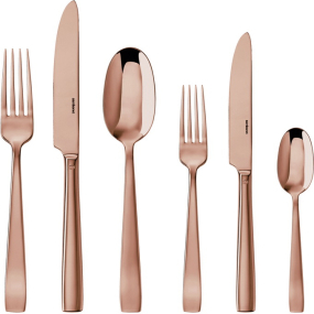 Набор столовых приборов Flat Copper, 36 предметов