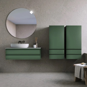 Тумба со столешницей Kolpa-San Alexis OA 120 GN, 120х50, подвесная, зеленый