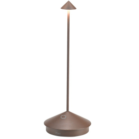 Лампа настольная Zafferano Pina Pro 29 см, красно-оранжевая