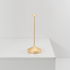 Лампа настольная Zafferano Pina Pro 29 см, цвет золото