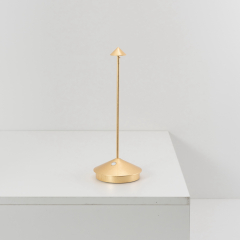 Лампа настольная Zafferano Pina Pro 29 см, цвет золото