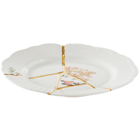 Тарелка салатная Kintsugi 21 см, декор 2