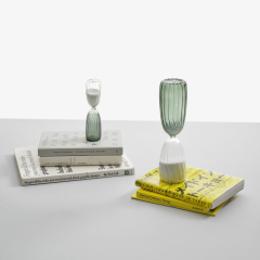 Часы песочные Times 25 см, цвет прозрачный/зеленый