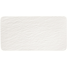 Блюдо прямоугольное Manufacture Rock Blanc 35х18 см