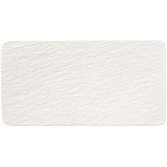 Блюдо прямоугольное Manufacture Rock Blanc 35х18 см