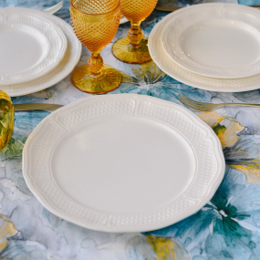 Набор тарелок столовых Pont aux choux blanc 27,5 см, 4 шт