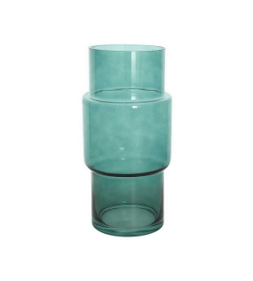 Ваза Glass Design Atmosphere 20 см, зеленая