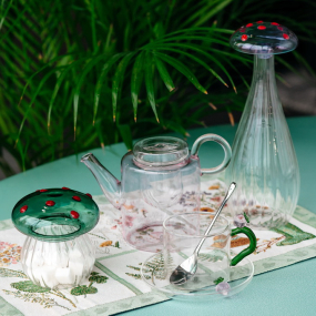 Чашка чайная с блюдцем "Клубника" Fruits & Flowers 300 мл