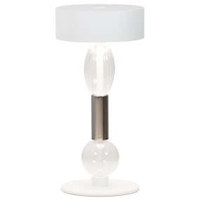 Лампа настольная Zafferano Royal Family Wi-Fi Pro 28 см, белая