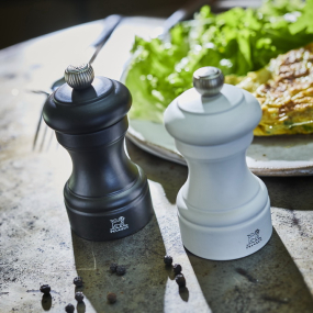 Набор мельниц для соли и перца Bistro 10 см, черно-белый матовый