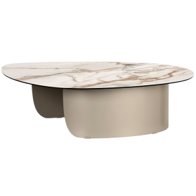 Стол журнальный Calligaris Twins 110х87, Calacatta Paonazzo