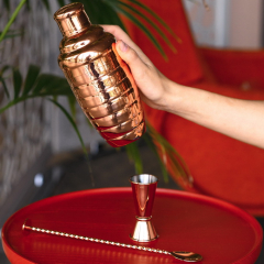 Набор для коктейля "Parisian Set" Paderno Bar Copper, 3 предмета
