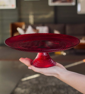 Блюдо для торта на ножке Natale Passion 28 см