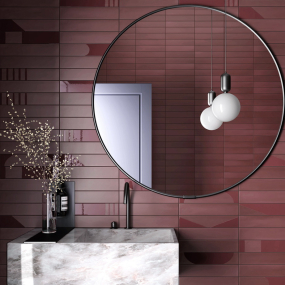 Керамогранит Equipe Wadi 6х30, Garnet, 8 мм