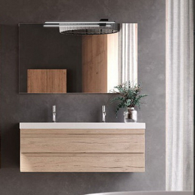 Тумба с раковиной Kolpa-San Naomi OUN 120 NW, 120х45, подвесная, дерево