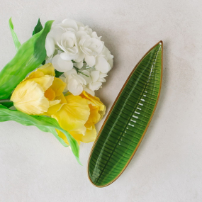 Блюдо-лист Relief Zaira 26,5х7 см