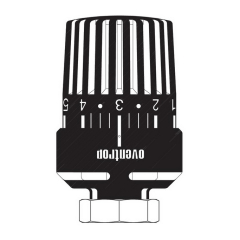 Термостат Oventrop Uni LH, с жидкостным чувствительным элементом, черный