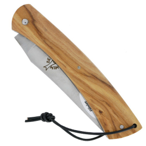 Нож карманный складывающийся Camembert 11 см, ручка - оливковое дерево