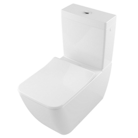 Унитаз напольный Villeroy & Boch Venticello 70х37, CeramicPlus, безободковый, комплект