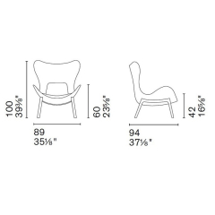 Кресло Calligaris Lazy CS3373-W