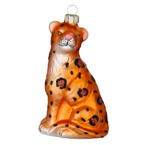 Елочная игрушка "Леопард" 11 см