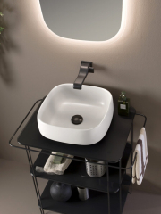 Раковина накладная Flaminia Flag 40х40 FG40A , белая