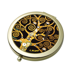 Зеркало карманное стеклянное в рамке "Дерево жизни" 7,5 см