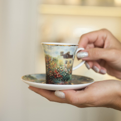 Чашка для эспрессо с блюдцем "Дом художника" 100 мл