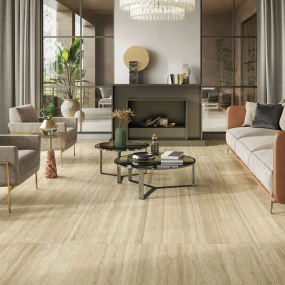 Керамогранит Italon Charme Advance 80х160 Naturale, Travertino Romano, 9 мм